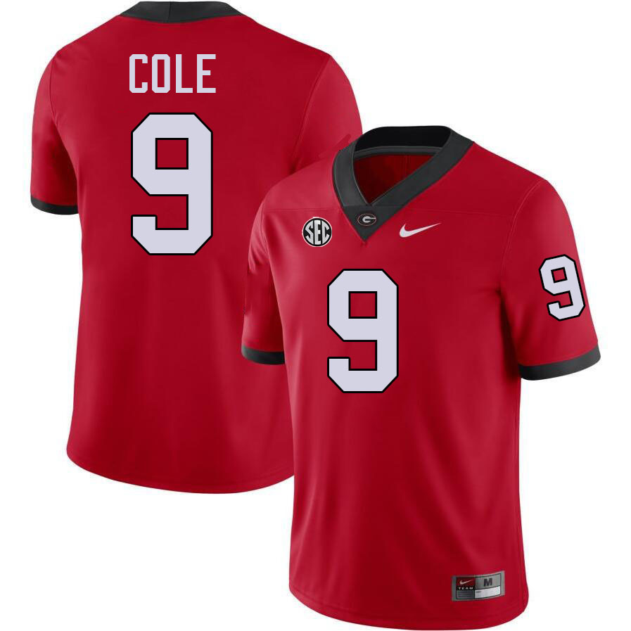 #9 Chris Cole UGA Jersey,University Of Georgia Bulldogs Football Jersey,Uniforms,Gears-Red #9 Chris Cole UGA Jersey,University Of Georgia Bulldogs Football Jersey,Uniforms,Gears-Red